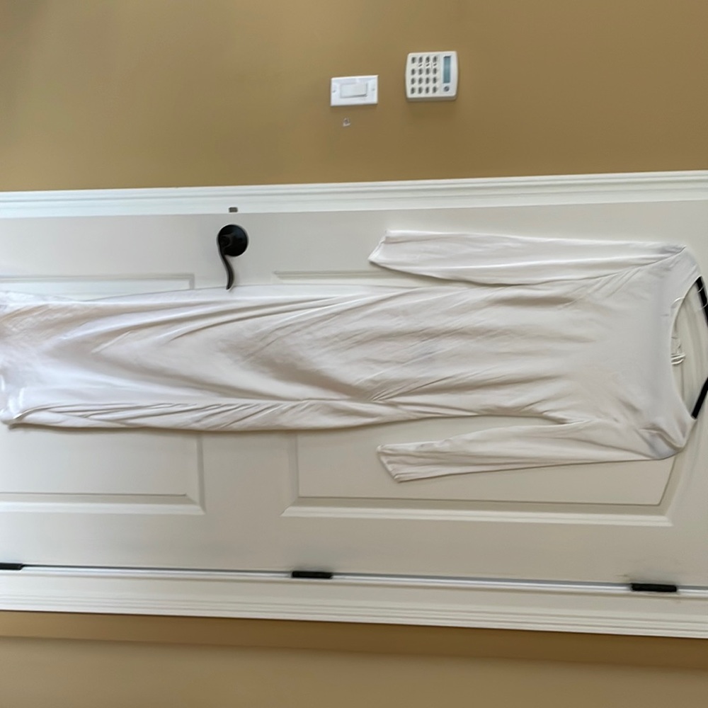 Bardot white long sleeve dress